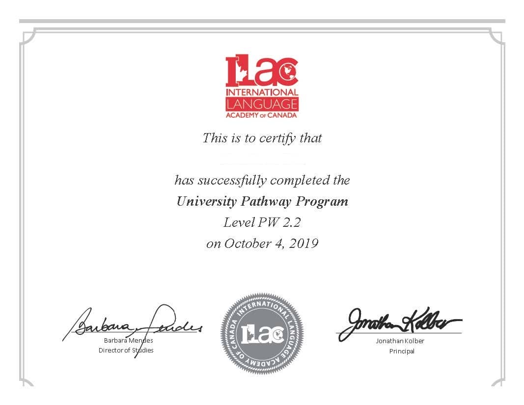 加拿大 ILAC Pathway 大專院校銜接課程 條件式入