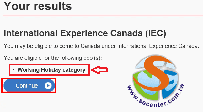 2024 加拿大打工度假 IEC 入池步驟二：填寫線上申請表