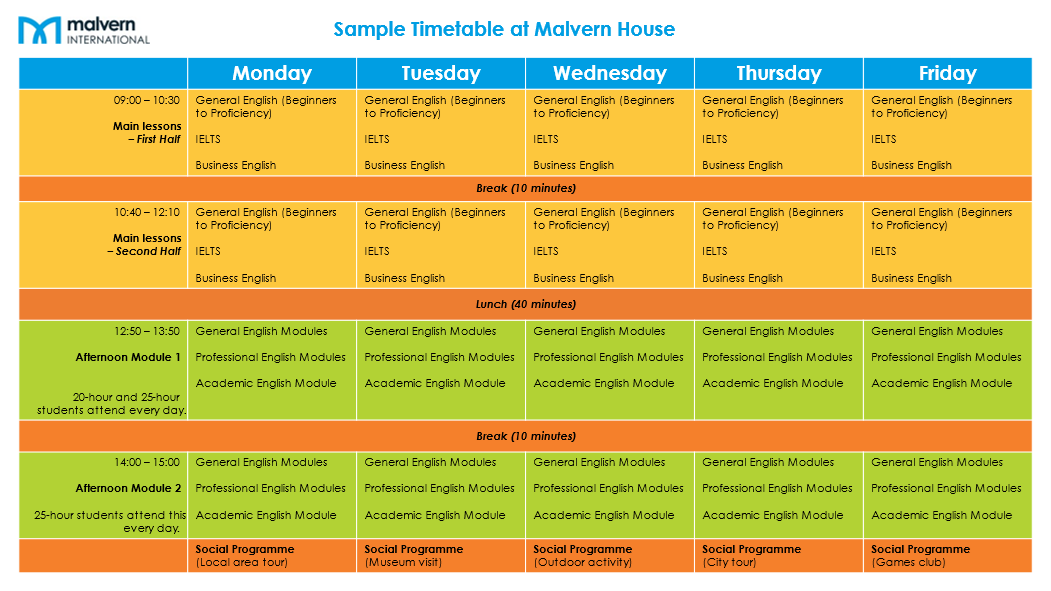 英國 Malvern house 優質語言學校 倫敦/曼徹斯